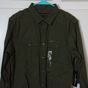 Marc Ecko Olive Flannel